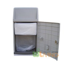 ileum쇼핑^^m사각휴지통 연속비닐45L 15Mx40롤 전용 봉지 봉투 쓰레기medi^^, ab^선택없는