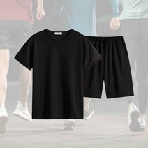 기능성 트레이닝 세트 여름 무지 반 팔 바지 헬스복 러닝복 애슬레저룩 남성 복 반바지 기능성티셔츠