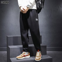 DFMEI 봄 캐주얼 팬츠 레깅스 남성 트렌드 남성 루즈핏 트레이닝 팬츠 남