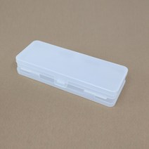 3000 다용도 투명 케이스 양면 비움 필통 다용도 상자 플라스틱 펜케이스 학용품 문구 수납 보관 여행, 단품