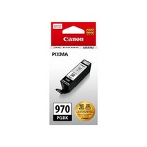 캐논 잉크(CLI-970BK 검정) 정품잉크 잉크 정품토너 사무용품 무한잉크 복사기 프린터 카트리지 복합기 토너, 1개