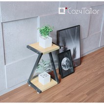 코지테일러 다용도 인테리어 화분 스탠드 B21, 블랙오크