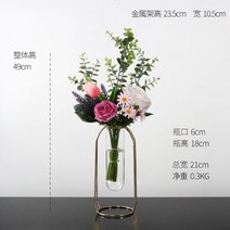 와이어화병 인테리어 북유럽 와이어 인테리어소품 철제 소품 화병, E디자이너 코디 플라워