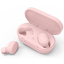 엔터코퍼레이션 TWS-M1 블루투스무선이어폰 이어셋 블루투스이어폰, 핑크