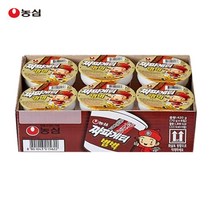 [성실한오피스] 농심 컵라면 짜장범벅 (6입) X 70g X 2상자 아이들 맞춤 간식, 6입_2박스(12개)