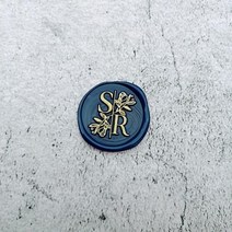 실링왁스 비즈 청첩장 인장 미니씰 도장 DIY 맞춤 더블 이름 2 이니셜 편지 스탬프씰링 왁스웨딩 왁스 인감 스탬프 초대장 봉투, Style 21 with handle