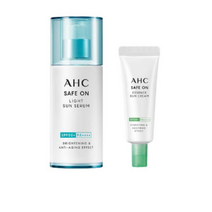 AHC 세이프온 라이트 선세럼 SPF50+ PA++++ 40ml + 에센스 선크림 SPF50+ PA++++ 20ml 세트, 10세트