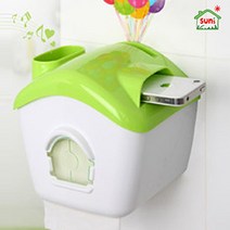 [RAΕ] 다기능 방수 휴지걸이 수납 화장실 꽂이 핸드폰거치대 욕실소품 용품 목욕 용홀더 홀더 ▷_4Ε470Ea, Εz_분홍