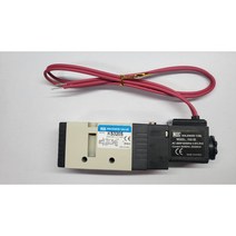 솔레노이드벨브 KS320S RC1/4 KCC 5포트싱글형 솔밸브, 2GL (AC220V), 1개