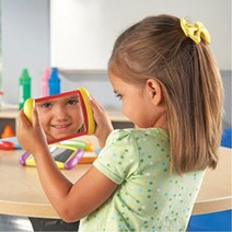 깨지지않는 거울 어린이집 단체놀이 소도구 아이 홈스쿨링 교구 돌아기 3세