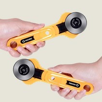 안전잠금장치 가죽재단용 회전롤러커터기 쉽고빠른