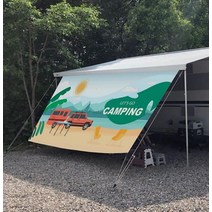 캠핑카 비치캠핑 타프스크린 모터홈사이드월 감성 카라반 어닝, 5 0M  심지5mm