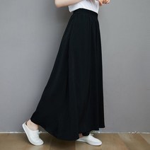 여성통바지 부츠컷 여자겨울 바지 기모 슬랙스 여성와이드팬츠 여름 느슨한 퀼로트 여성 높은 허리 처진 바지 오버 사이즈 스커트가있는 여성 와이드 레그 팬츠 여성