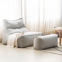 폴리몰리 빈백 607C 소파 [단품], 607C 라이트그레이 단품