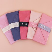 진주꽃 예단보 예단비 봉채비, S4진주꽃예단보(담청)