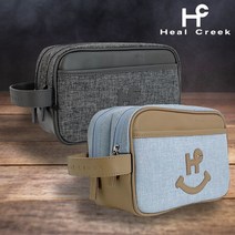 힐크릭 골프파우치 남성 여성 캐주얼 골프손가방 골프공 골프악세서리 HCPO-O07, 블랙