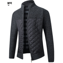 남자 가디건 자켓 남자 캐주얼 울 방풍 코트