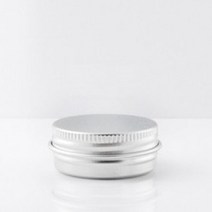 캔들씨 알루미늄 실버 틴 케이스 15ml 립밤 화장품 크림용기 캔들 소분용기, 100개