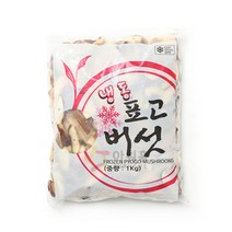 표고버섯(냉동) 슬라이스 1kg 1cm, 단품, 단품