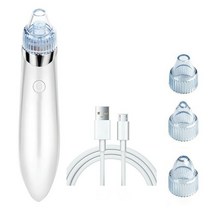 피지제거기 흡입기 진공블랙 헤드 리무버 포인트 노아 여드름 진공 추출기 도구 모공 클리너 스킨 케어 얼, 01 white