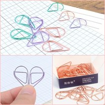 칼라클립 메모클립 종이홀더 50P 디자인클립, 그린