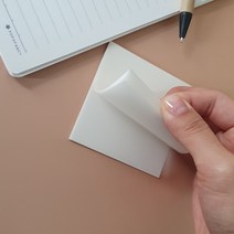 투명 포스트잇 접착 스티커 메모지 75x 반투명, 투명포스트잇 접착 스티커 메모지 75x75