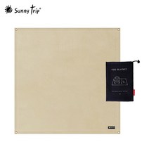 SUNNYTRIP 캠핑 화로대 방염매트, 1개