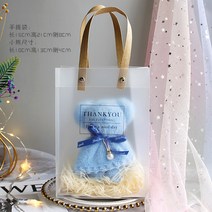 크리스마스 답례품 결혼식 돌잔치 웨딩 행사 수건, 15x8x21cm, H 하늘색 핸드백 타월 곰