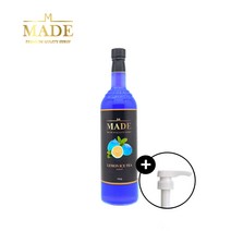 메이드 블루큐라소 시럽 1000g 블루레몬 칵테일시럽 펌프추가