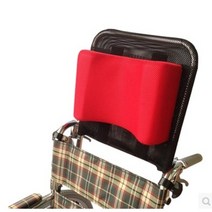 휠체어 머리 받침대 머리목 휠체어 목받침 머리받침 등받이, 빨간색