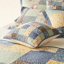 [라뽐므] 도미노 퀼팅 쿠션커버 50x50, 상세 설명 참조