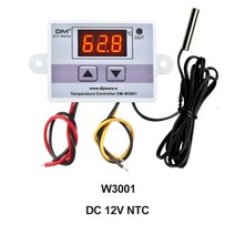 레귤레이터 Wifi 온도 조절기 습도조절기 12V 110V 220V 디지털 습도 컨트롤러 자동 자동차 인큐베이터, [17] W3001  DC 12V
