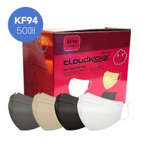(무료배송)클라우드 새부리형 KF94 마스크 대형 50매