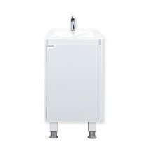하나바스 401 하부장 세면기, 화이트, 페이지 내 안전거래 내용을 숙지하였습니다., 하부장+도기만