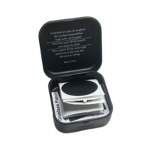 지요 자전거 접착식 펑크패치 스티커형, 블랙, 5개