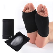 아치슬리브 지압돌기 발아치패드 발바닥쿠션 지압패드 발케어밴드, 아치슬리브 지압돌기(블랙), 1개