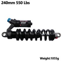 자전거 쇼바 서스펜션 dnm 버너 rcp2s 산악 ​​ mtb 내리막 dh 후면 충격 190mm 200m 220mm 240mm 550 lbs 265mm 450 lbs 새 모델, 240mm 550파운드