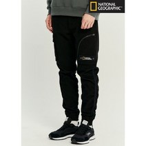 내셔널지오그래픽 N224MPT030 엘크 셔링 조거 팬츠 CARBON BLACK