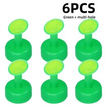 스프링쿨러 6PCS DIY 병 캡 스프링클러 ID-26.5MM 구경 작은 노즐 PVC 플라스틱 급수 스프레이 헤드 분재 화려하고 밝음 관개 도구, [08] Hx6pcs, Hx6pcs