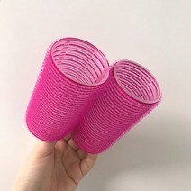 셀프 헤어 대왕 그루프 여신 앞머리 뿌리 볼륨 헤어 롤 뒷머리 뽕 (50*100mm), 1개, 핑크