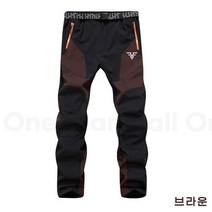 원스타몰 봄가을겨울 낚시복세트 상의 바지 모자 장갑 남여공용 등산복 바람막이, 3XL, 브라운바지