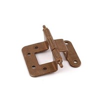 Z경첩 밤색 브라켓 장롱 옷장경첩 연결철물 도어 씽크대경첩 연결 인테리어 씽크대, 1) 2인치/밤색