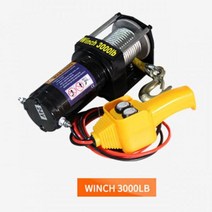 자동차 전기 윈치 12v24v 윈치 차량 셀프 레스큐 견인 호이스트 도매 가격 111519, 3000lbs, 12v, Remote control
