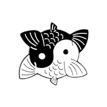 고래뱃지 고래 와펜 우영우 yin yang taichi enamel pin custom 잉어 브로치 옷 셔츠 옷깃 배낭 물고기 배지 균형 보석 선물 친구 15