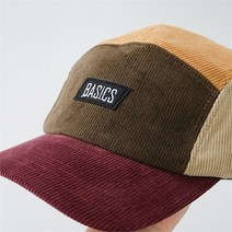 [이쁜] 베이직스 배색 코듀로이 캠프캡 모자 (7625018)