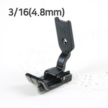 JSTrading 공업용 미싱 노루발 68종, 공업용 쌍침 조기 노루발 3/16(4.8mm)