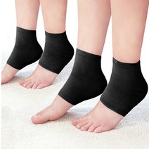 닥터체크 보들보들 풋패드 뒷꿈치 보습 양말, 블랙2세트