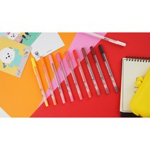 사쿠라 겔리롤 파인 볼펜 0.6mm, 민트 그린(26), 12개입