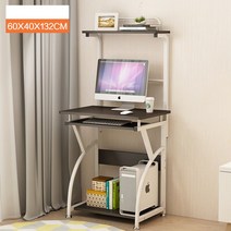 뉴타임즈3 이동식보조책상 가정용심플경제형컴퓨터책상 침실책꽂이책상 공간을 절약하고 간단한 작은 책상 QH11 A22, 06 흑호도