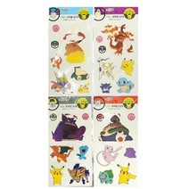 1000 포켓몬스터W 다용도 리무벌 스티커 피카츄 리자몽 팬텀 잠만보 거다이맥스